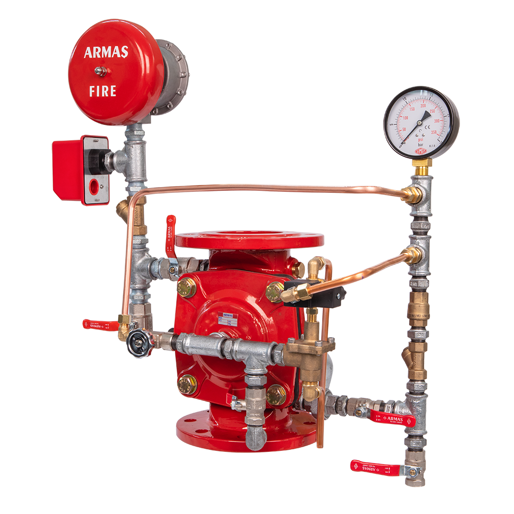 Ø150-6''   DELUGE VANA-ELEKTRİK AKTİVASYONLU 67DE-EL-AL