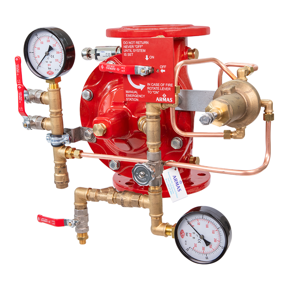 Ø65-2½'' DELUGE VANA-PNÖMATİK AKTİVASYONLU 77DE PN RR
