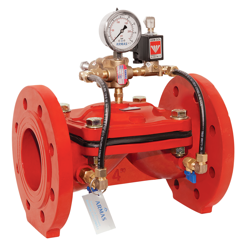 Armex 2'' Solenoid Kontrollü Basınç Düşürücü Kontrol Vanası