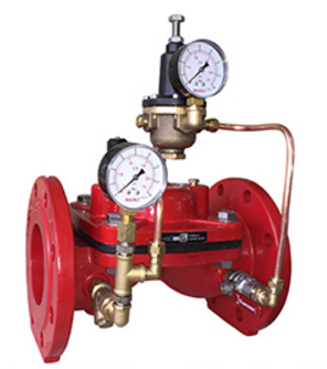 Valfon Diyaframlı DN125 Flanşlı Basınç Düşürücü Pik Döküm